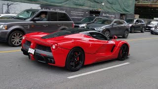 LAFERRARI driving in Toronto! + start up! by Daniel Garant 929 views 4 years ago 2 minutes, 36 seconds
