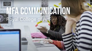 Discover MFA Communication | Royal College of Art