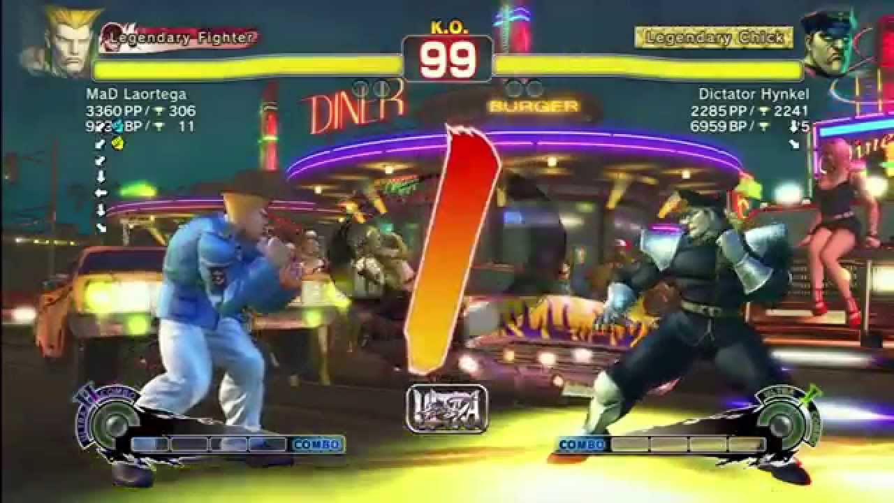 Mad Laortega (Guile) vs Dictator Hynkel (M  Bison)