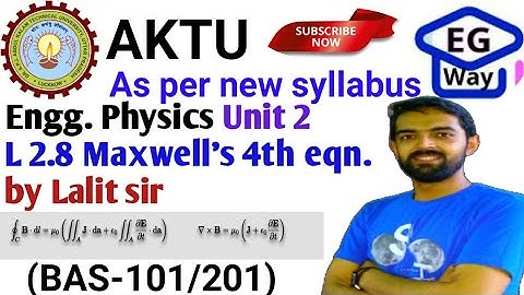 Unit 2nd | L2.8 Maxwell