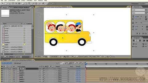 after effects course-Understanding Parenting in After Effects-01|noobskool.com