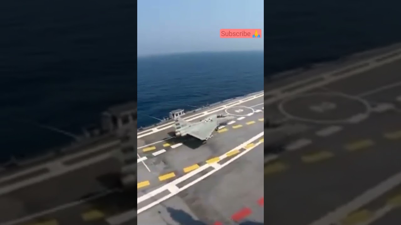 LCA havy 1st landing on INS vikrant