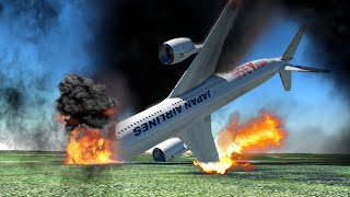 LIVE JAPAN AIRLINES A350 Crashed AFTER TAKEOFF | Live Plane Spotting XPLANE 11