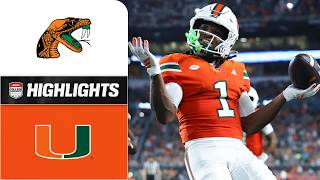 Florida A&M Rattlers vs. Miami Hurricanes | Full Game Highlights | ESPN College Football screenshot 5