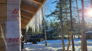 Перестраиваев  каркасный дом.