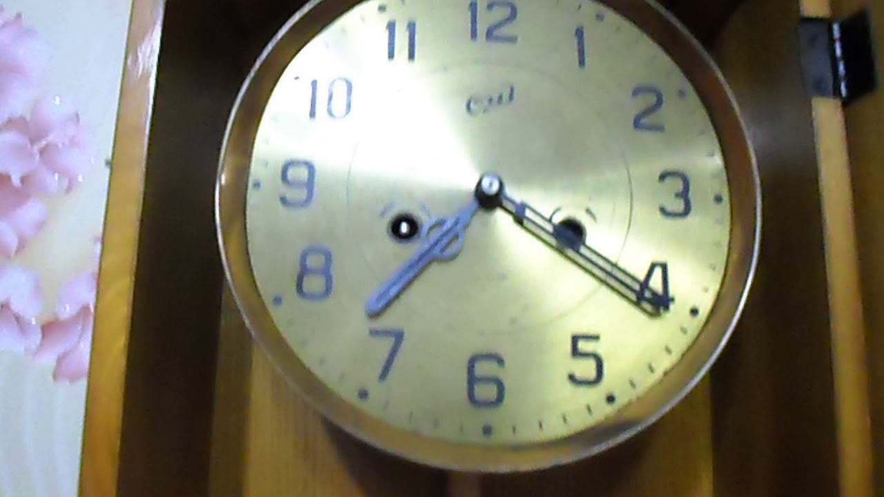 Часы настенные ОЧЗ СССР 19598 г. с боем СССР+ документы