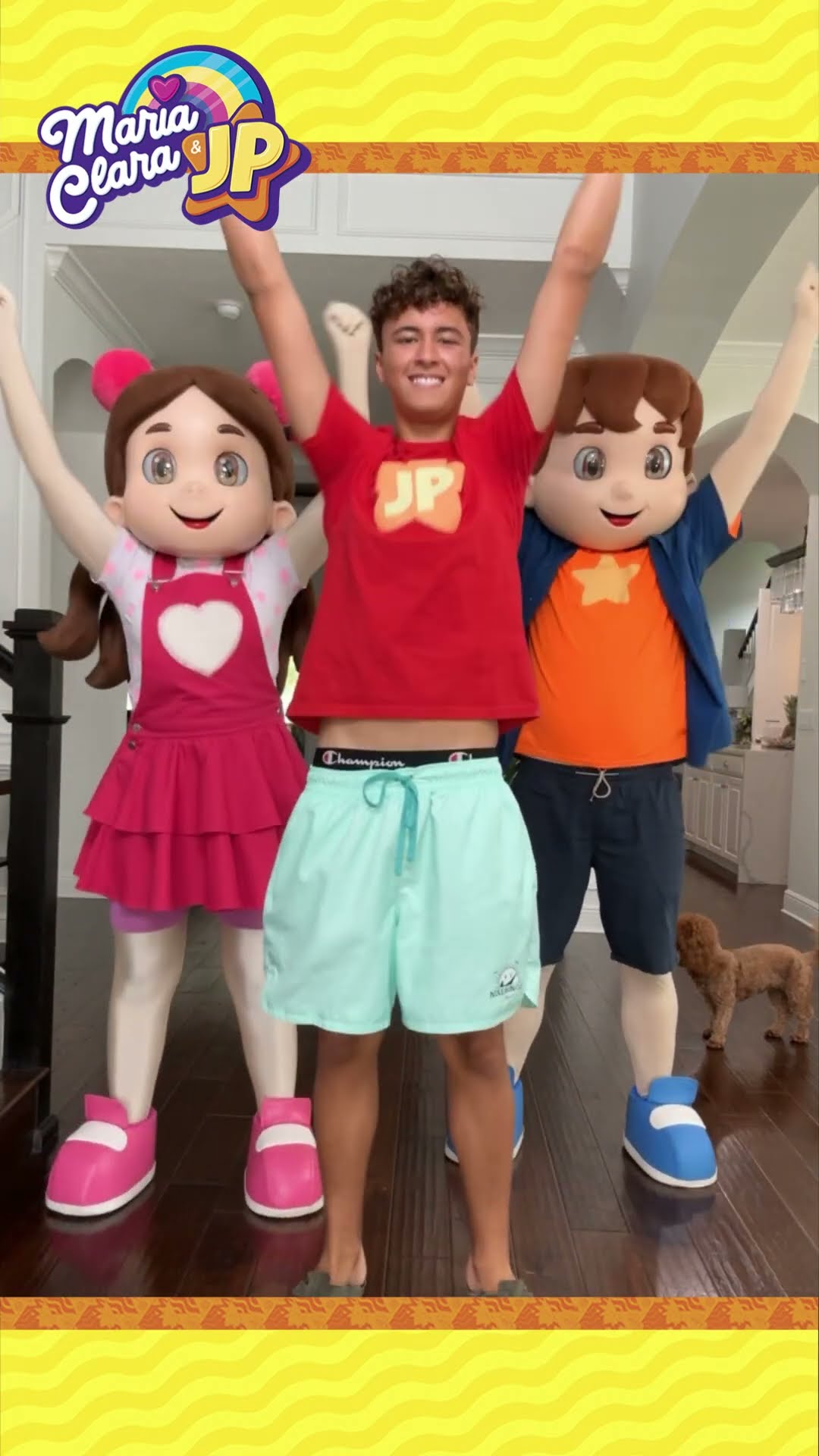 A Nala nunca fica de fora kkkkk - Maria Clara e JP