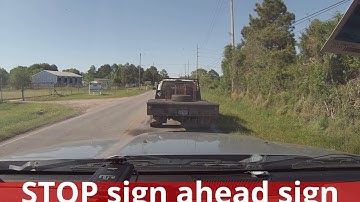 Being Tailgated and guy behind me does not see stop sigh ahead or stopped traffic