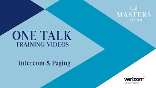 One Talk  Intercom and Paging