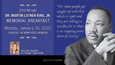Dr. Martin Luther king, Jr. Memorial Breakfast (Full Show)