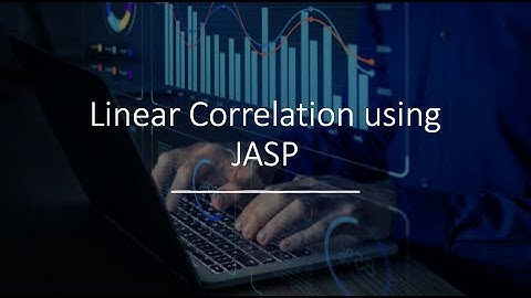 Linear Correlation using JASP