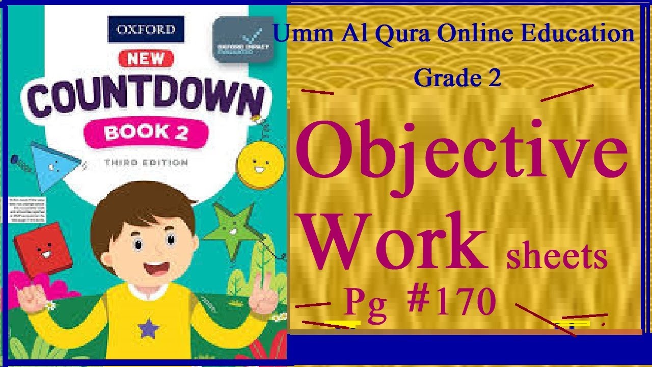 Grade 2|  Objective Work sheet| Math | PG 170