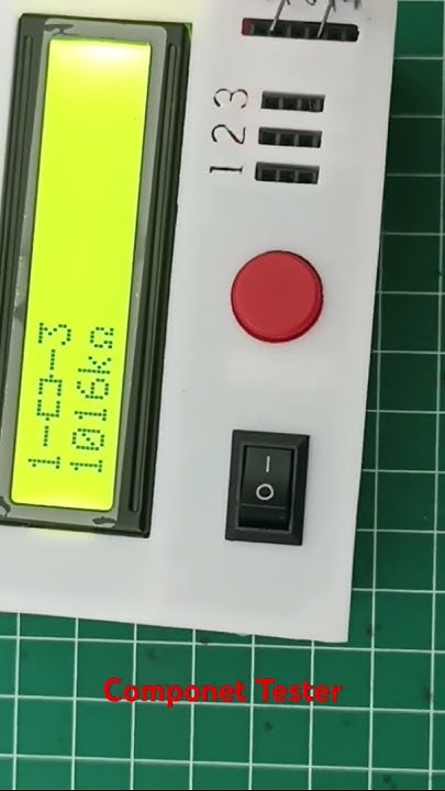 Component Tester using Arduino #arduino #electronic - YouTube