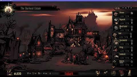 UI SE study - Darkest Dungeon