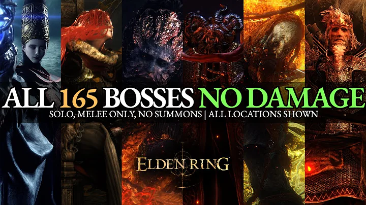 Elden Ring - All 165 Boss Fights & Locations (No D...