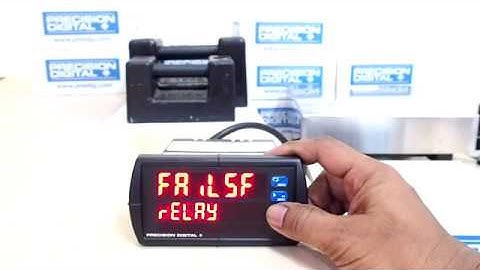 Precision Digital PD6100 (3).วิธีการตั้ง Relay Output สำหรับ weight batching controller
