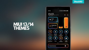 3 Cool MIUI 14 Themes with MIUI 13 Control Center support | Best MIUI Themes for Xiaomi, Poco