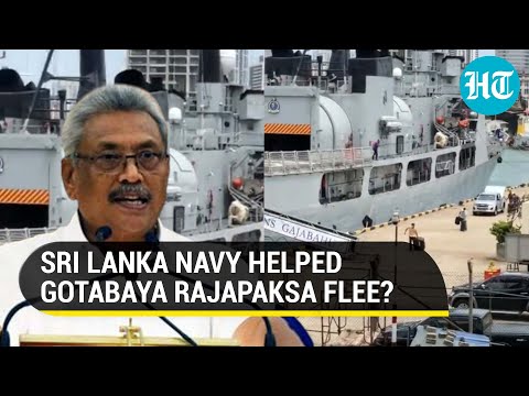 Did Sri Lankan Navy help Rajapaksa flee? Chaos & disorder, where is the President?