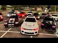 Whole LOTTA Scat pack 392s and Hellcats outside..