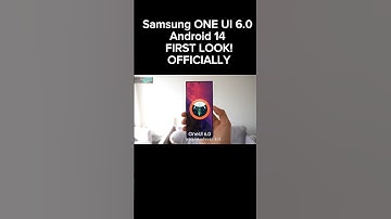 Samsung ONE UI 6.0 Android 14 - FIRST LOOK! OFFICIALLY
