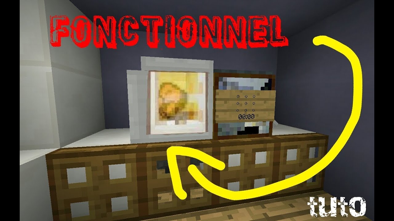 COMMENT FAIRE UN MICRO-ONDES FONCTIONNEL MINECRAFT - YouTube
