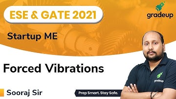 Forced Vibrations | Theory of Machines | ESE and GATE21 | Sooraj Sir | Gradeup