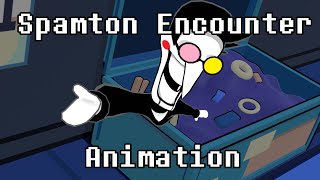 Spamton Encounter - Deltarune Animation Resimi