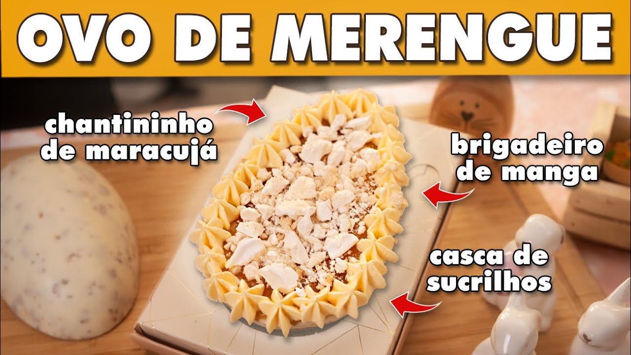 OVO MERENGUE de Frutas Amarelas - minha aposta! | Tábata Romero