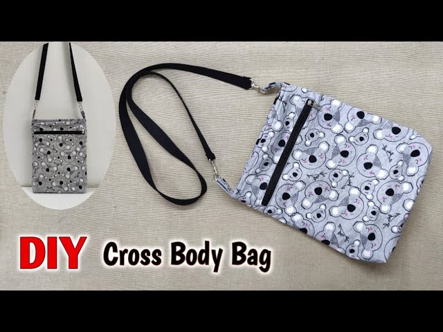 Easy Hobo Bag Tutorial 💖 DIY 2 Size Shoulder Bag Pattern Drawing 