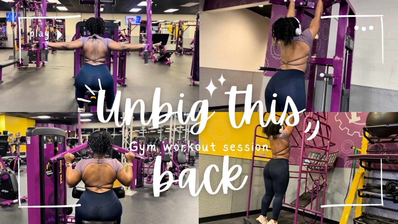 Back workout+ body check + cardio session - YouTube
