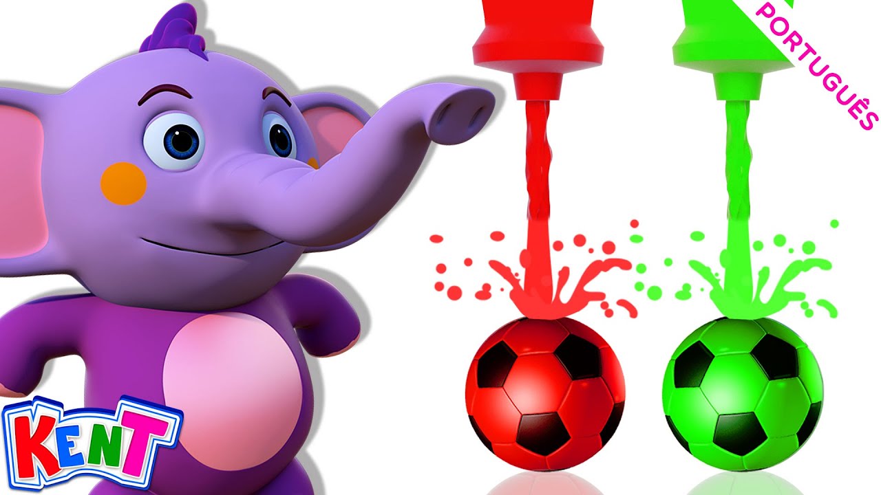 🔴 KENT BRASIL - Aprenda formas com Bolas | DESENHOS ANIMADOS para crianças