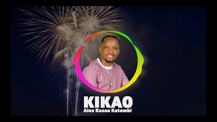 ALEX KASAU KATOMBI-KIKAO(OFFICIAL AUDIO)