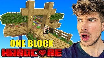 Minecraft But You Only Get ONE BLOCK!!! (Episode 2) MINECRAFT 1.19