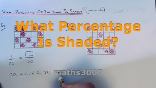 What Percentage Of A Shape Is Shaded (Part 1, No Calculator)