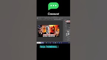 YouTube Thumbnail in Process Photoshop |how to make a thumbnail design