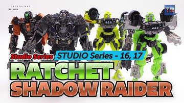 Transformer Studio Series - 16, 17 DOTM RATCHET / SHADOW RAIDER Robot Toy Review Video