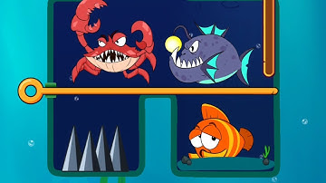Fish Rescue New Gameplay Pull The Pin Save The Fish Puzzle Game