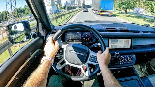 2021 Land Rover Defender [3.0 300 HP] |0-100| POV Test Drive #868 Joe Black