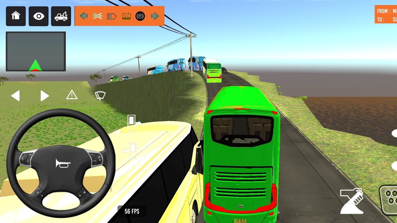 euro coach bus simulator 😭🚌|| new coach bus simulator part- 01 Android gameplay 20