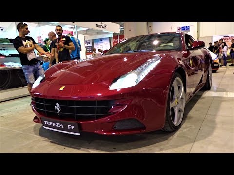 Ferrari FF V12 / 660 hp - Start Up Exhaust Loud Sound - Tuning Show Sofia 2018