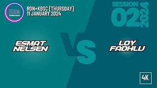 4K Esmatnelsen Vs Loyfadhlu Ronkbsc Thursday 2024 11 January 2024