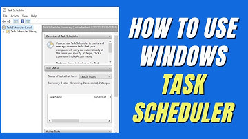 How To Create a New Task with Windows Task Scheduler