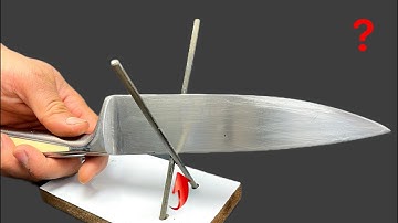 Knife Like Razor Sharp! Sharpen Your Knife in 1 Minute With This Great Tool! innovation