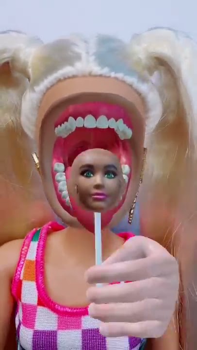 Barbie with Lollipop funny #shorts #comedy #humor