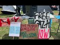 Students launch propalestinian encampment at mcgill over conflict in gaza