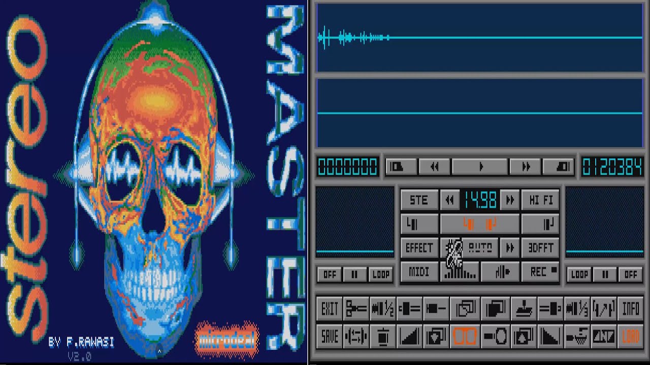 ATARI ST Stereo Master STEREOMASTER STE By Microdeal Micro Deal SAMPLER UTILITY TOOL MUSIC