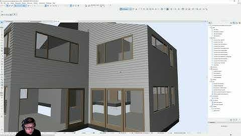 ARCHICAD TUTORIAL - How to Model a House | Part 2/4