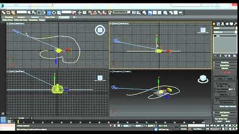 Animación con Path constraint 3D Max