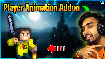 Player Animation Addon Like Techno Gamers New | Player Animation Mcpe 1.19