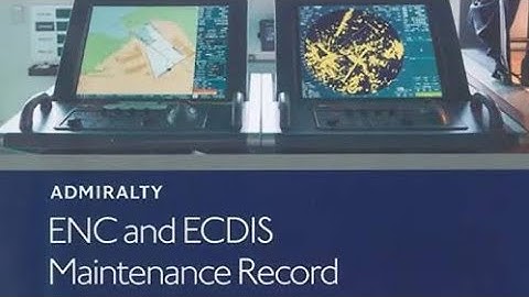 NP 133C - ENC and ECDIS Maintainance Record.